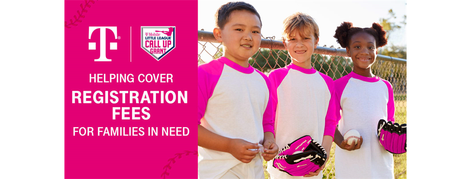 Applications for T-Mobile Little League Call Up Grant