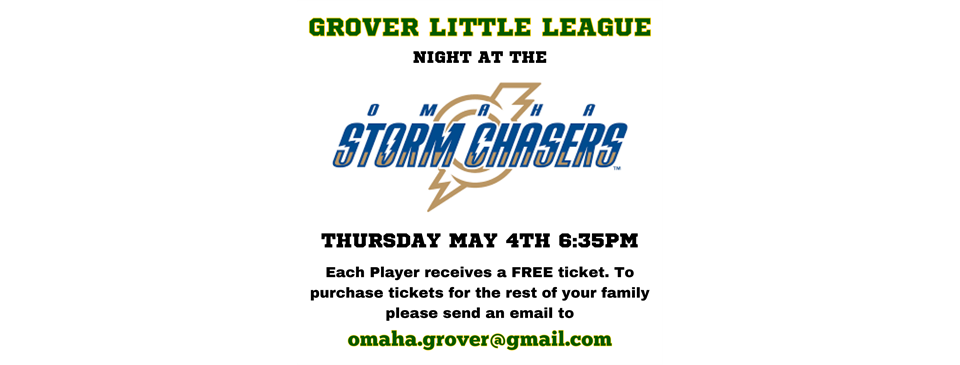GLL Night at the Omaha Storm Chasers May 4th