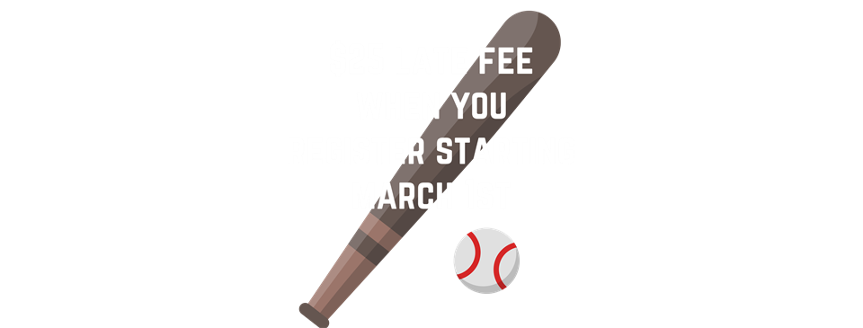 Register Before March 1st to Avoid Late Fee
