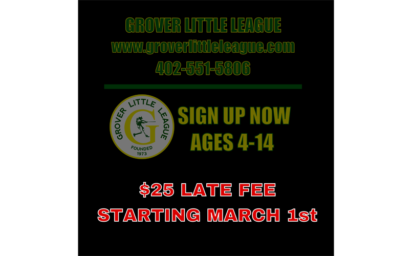 $25 LATE FEE Starting March 1st